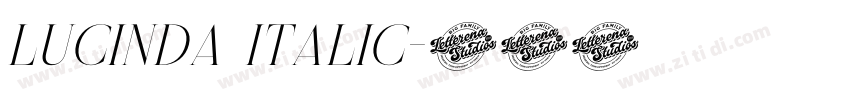 Lucinda Italic字体转换 Lucinda Italic字体转换
